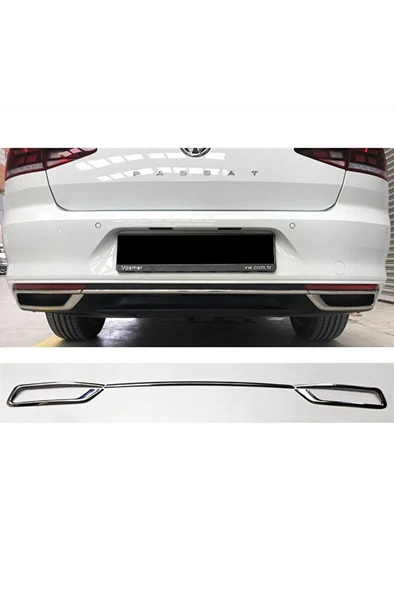 Volkswagen Passat B8,5 Krom Aksesuar 20 Parça 2019 Ve Sonrası Uyumlu - Resim 4