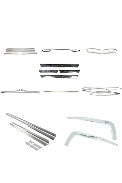 Passat B8,5 Krom Aksesuar 2019 Sonrası Full Set Paslanmaz Çelik 31 Parça ürün görseli