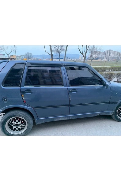 Fiat Uno Cam Çıtası Krom Paslanmaz 4 Parça - Resim 6