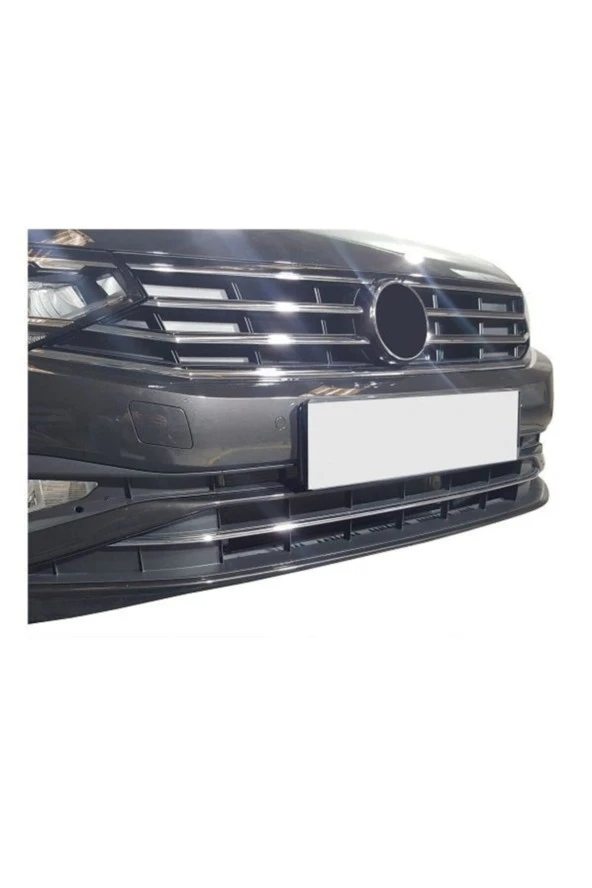 Passat B8,5 Ön Tampon Alt Çıtası 2019 ve Sonrası 1 Parça Paslanmaz Çelik - Resim 2