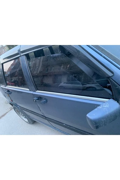 Fiat Uno Cam Çıtası Krom Paslanmaz 4 Parça - Resim 8