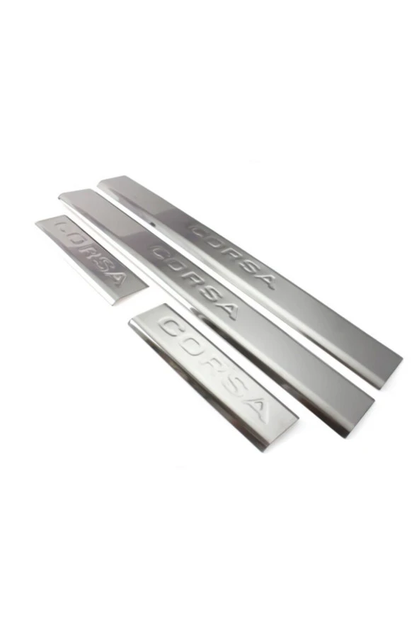 Corsa D Kapı Eşiği 2006 - 2015 Krom 4 Parça Paslanmaz Çelik ürün görseli