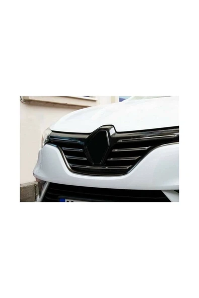 Megane 4 Krom Ön Panjur  2016 - 2019  Paslanmaz Çelik 5 Parça - Resim 2