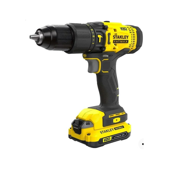 Stanley SCD718D2K 18V 2.0AH V20 Çift Akülü Darbeli Matkap Vidalama