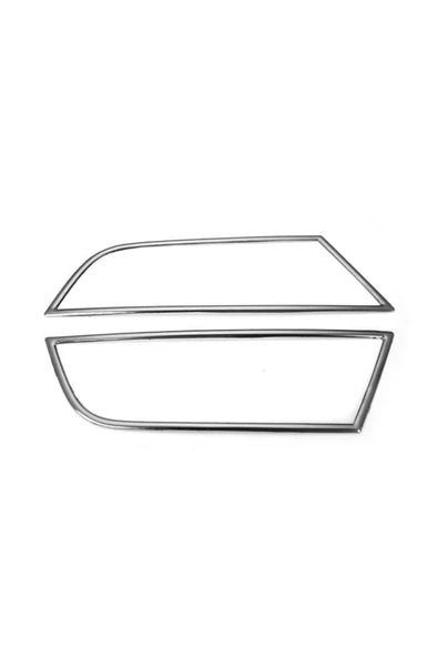 Skoda Octavıa  A7 Sis Far Çerçevesi 2015 >  Krom 2 Parça Paslanmaz Çelik - Resim 2