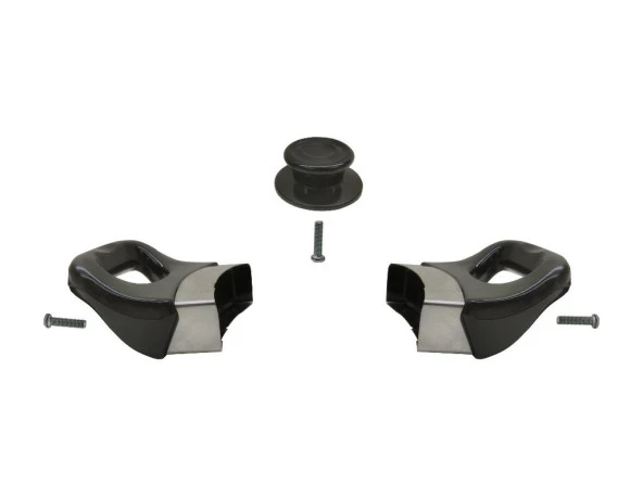 Nalburkent Tencere Tava Sahan Cam Kapak Kulpu Yasemin Lüks Tepeli Siyah 4 Set - 2