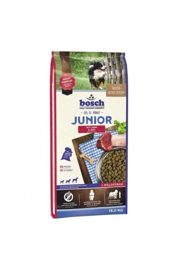 Bosch Kuzulu Yavru Köpek Maması 15 Kg