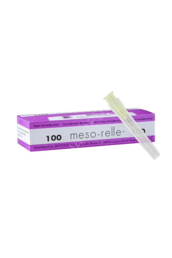 Meso-relle - Mezoterapi Iğnesi 30g X 4mm - Aal34 - 50 Adet