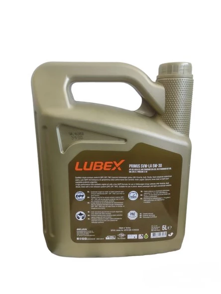 LUBEX PRIMUS SVW-LA 5W-30 5 LT 2021