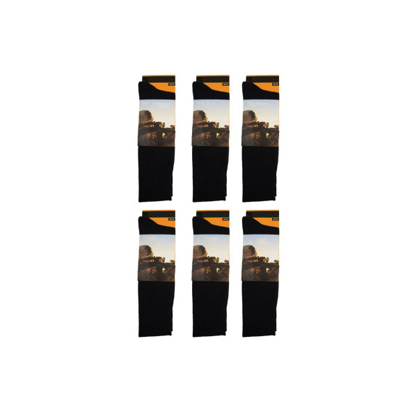 Wolftrap Tactical 6'lı Askeri Kışlık Termal Çorap Seti, Kalın Termal Çorap Siyah - 2