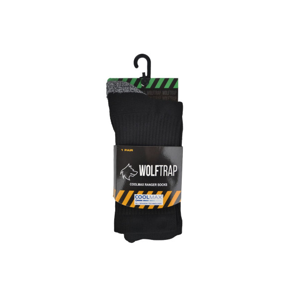 Wolftrap Tactical Coolmax Kumaş 4 Mevsim Çorap Siyah - 4