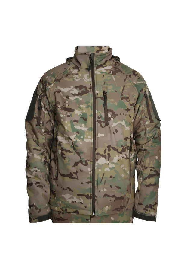 Wolftrap Tactical Multicam Kamuflaj Desenli 5 Cepli Softshell Mont