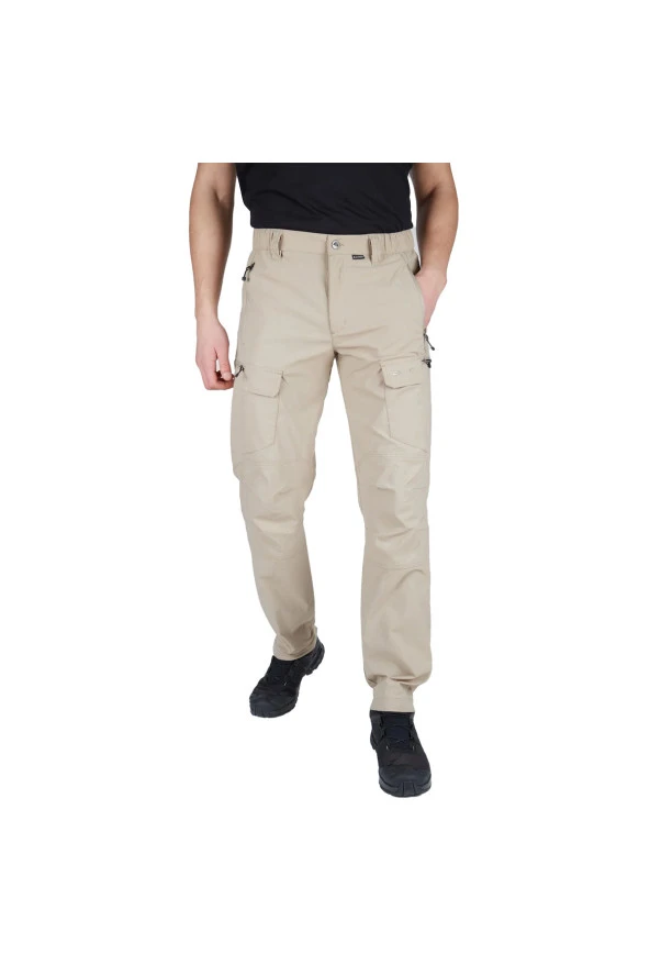 Innox Erkek Tactical Pantolon Kum Rengi, 6 Cepli Taktik Pantolon