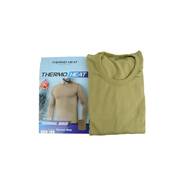 ThermoHeat Fonksiyonel Termal Seamless Içlik Takımı Kum, Uzun Kollu Içlik Takım - 6