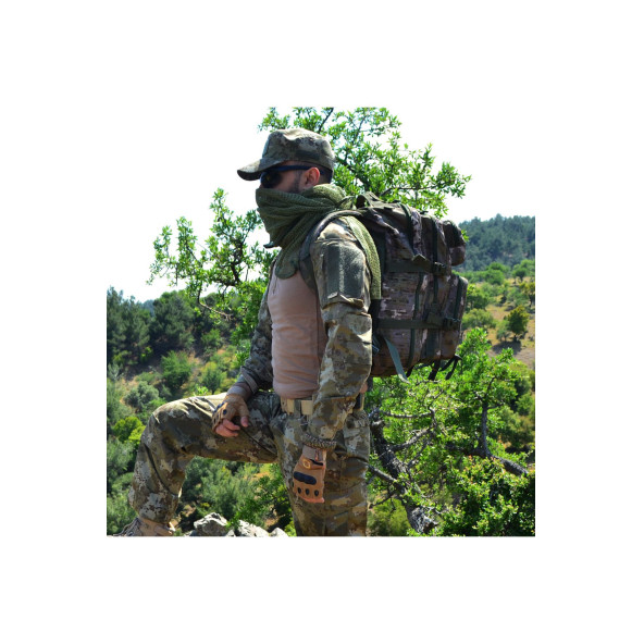 Wolftrap Tactical 4 Cepli Askeri Kamuflaj Operasyon Tişörtü, Taktik Operasyon Tişörtü - 3