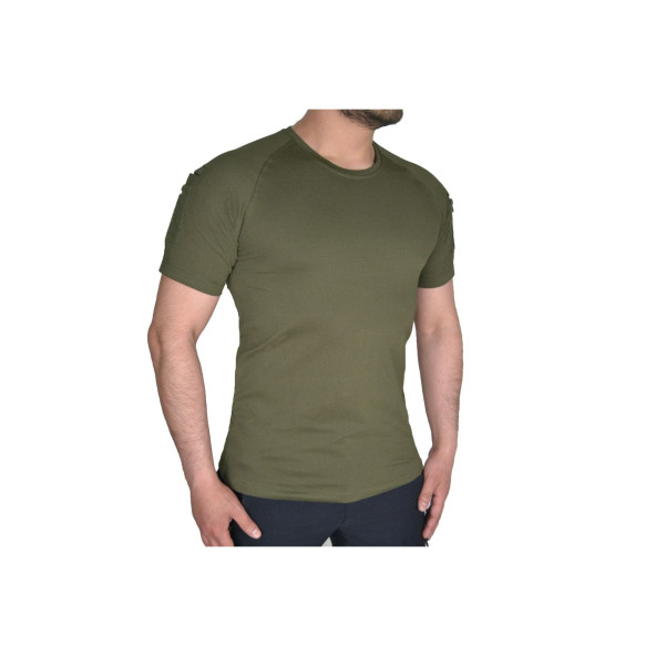 Wolftrap Tactical Haki Renkli Taktik Kısa Kollu Tişört, 2 Cepli Taktik T-shirt - 2