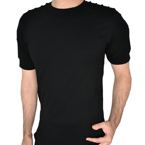 Wolftrap Tactical Dalga Desenli Kısa Kollu Taktik Tişört Siyah - 5