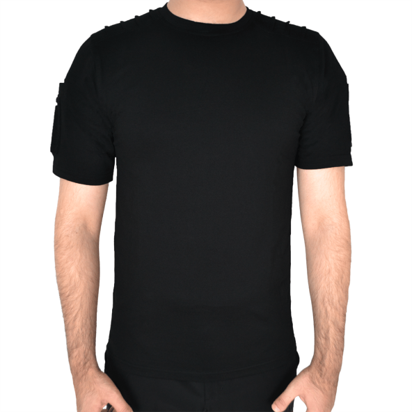 Wolftrap Tactical Dalga Desenli Kısa Kollu Taktik Tişört Siyah - 6
