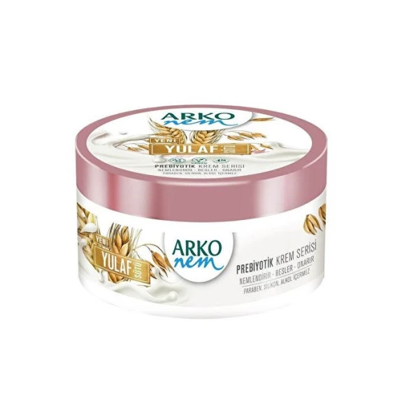 Arko Nem Yulaf Sütü İçeren Prebiyotik Krem 250 Ml 8690506507404