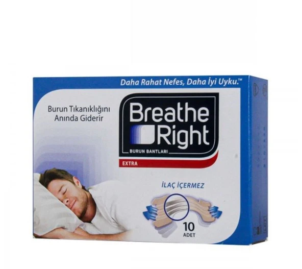 Breathe Right Extra Burun Bandı 10lu 810071800382