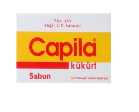 Capila Kükürt Yüz İçin Yağlı Cilt Sabunu 90 Gr 8699512849041