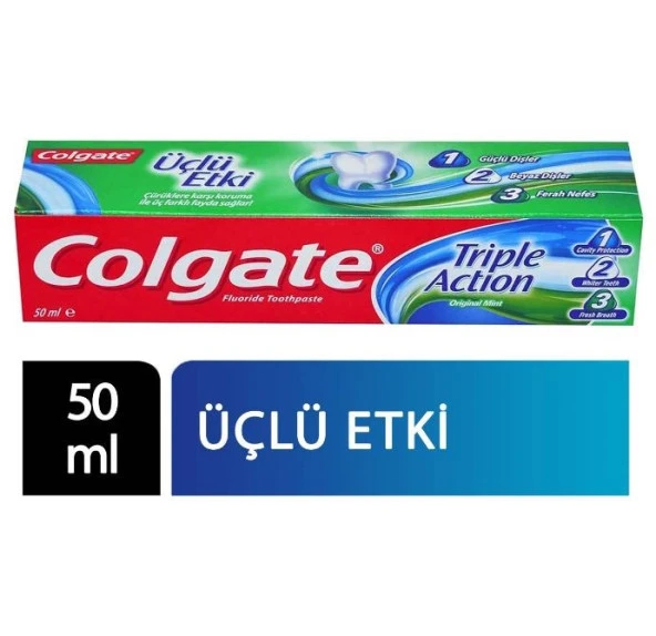 Colgate Üçlü Etki Diş Macunu 50 Ml 7891024128923