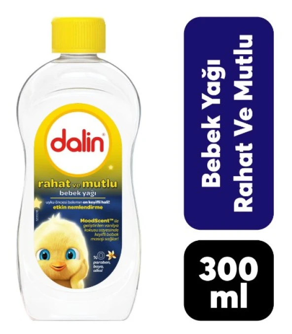 Dalin Rahat Ve Mutlu Bebek Yağı 300 Ml 8690605062071