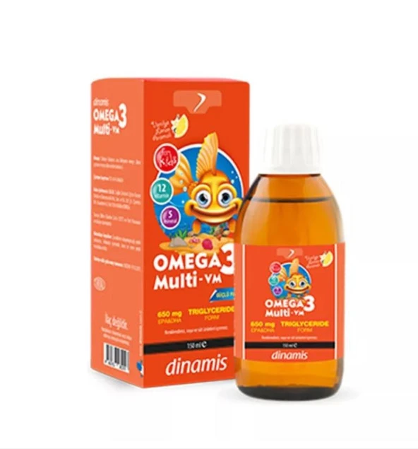 Dinamis Omega-3 Multi-vm İçeren Takviye Edici Gıda 150 Ml 8680763082097