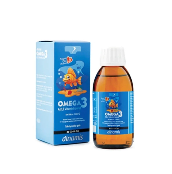 Dinamis Omega 3, A, D, E Evitaminli Şurup 150 Ml 8680763082042