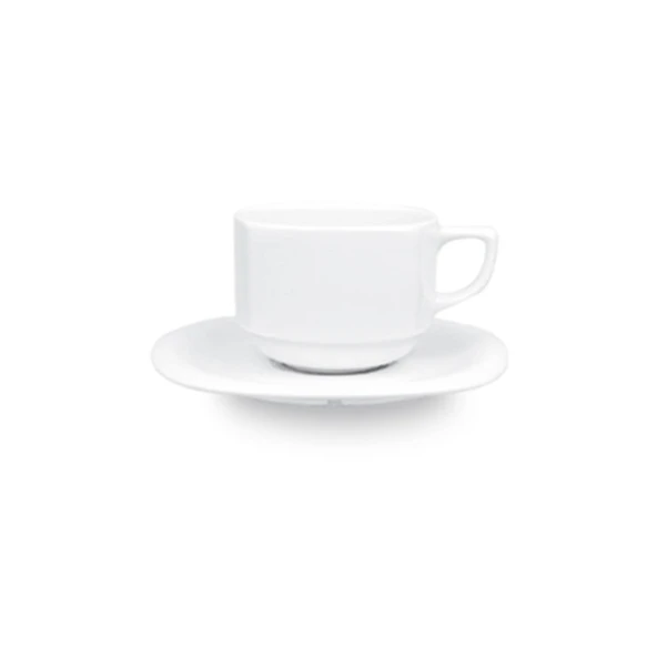 GÜRAL PORSELEN Mars Otel Kahve Fincan Ve Fincan Tabağı - Resim 1