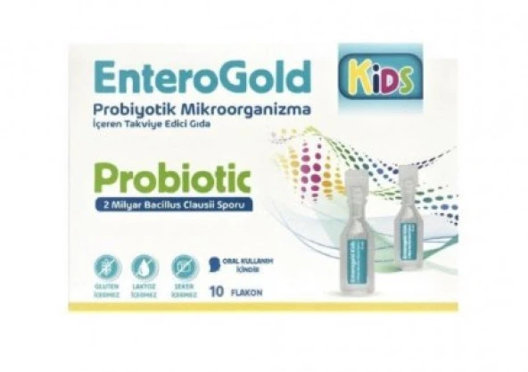 Enterogold Kids Probiotic 10 Flakon 8699956001227