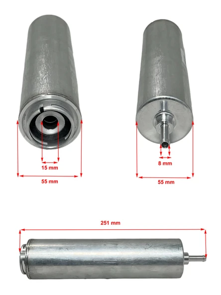 Bmw 3 E90,E92,E93 (316D,318D,320D,325D,330D,330XD,335D)-(320D,330D X-Drive) 2004-2013 Yakıt Filtresi - Resim 2