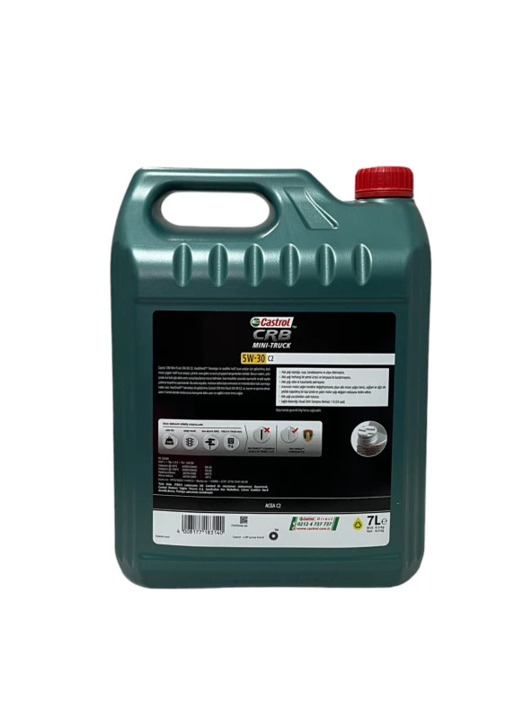 Castrol Crb Mini-Truck 5W-30 C2 Motor Yağı 7 Litre - 3