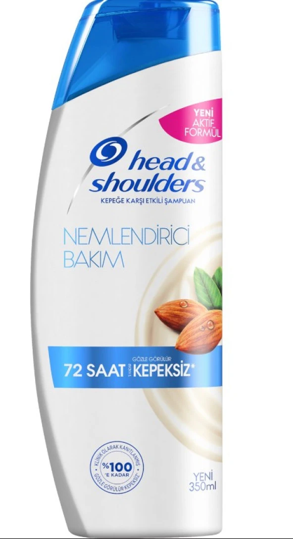 Head & Shoulders Nemlendirici Bakım Badem Özlü Kepek Şampuanı 72 Saat 350 Ml 8006540607312