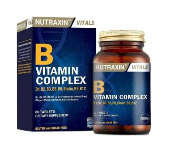 Nutraxin B Vitamin Complex 60 Tablet 8680512602767