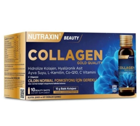 Nutraxin Beauty Collagen Gold Quality 10 Shot 8680512627814