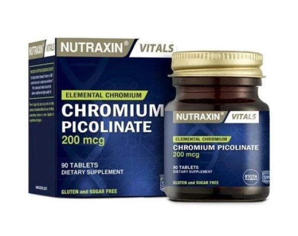 Nutraxin Chromium Picolinate 200 Mcg 90 Tablet 8697432095609