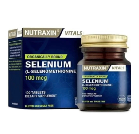 Nutraxin Selenium 100 Mcg 100 Tablet 8680512627005