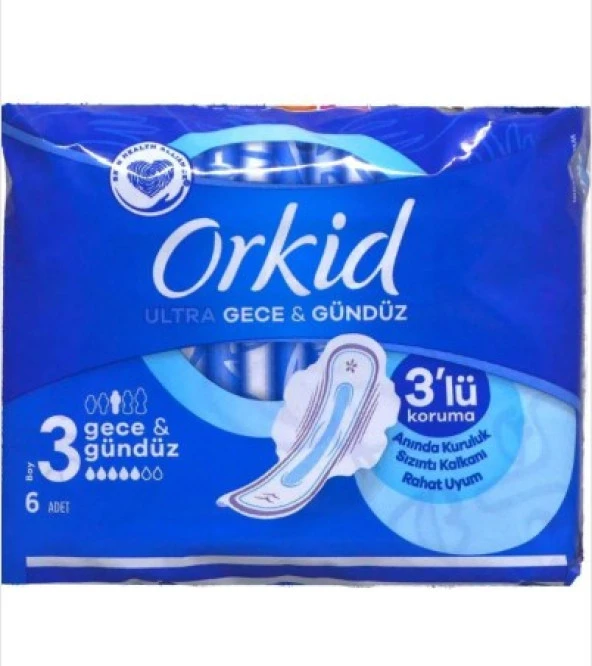 Orkid Ultra Gece & Gündüz Tekli Paket 6lı No: 3 4015400041504