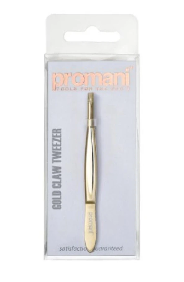 Promani Altın Düz Uçlu Cımbız 8699067179174