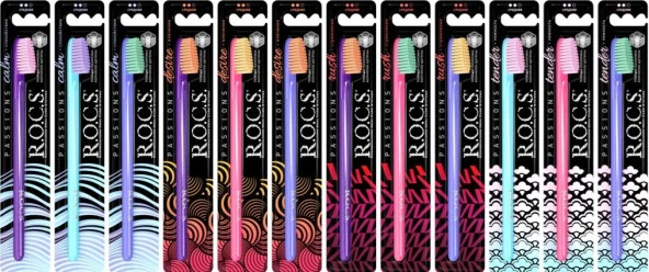 Rocs Passions Rush Mediıum Diş Fırçası 4607152730791