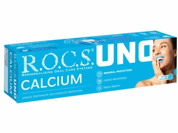 Rocs Uno Calcium Diş Macunu 60 Ml 4607034472368