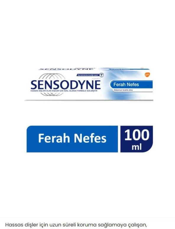 Sensodyne Ferah Nefes Diş Macunu 100 Ml 8681291000935