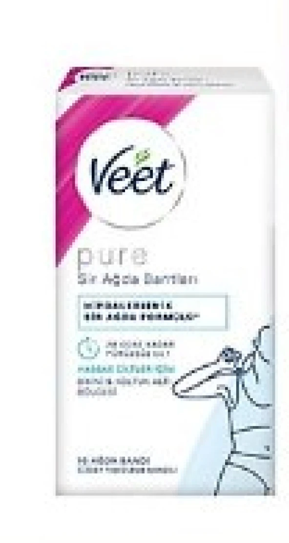 Veet Pure Bikini & Koltuk Altı İçin Sir Ağda Bantları 16lı 8690570553321 ürün görseli 1