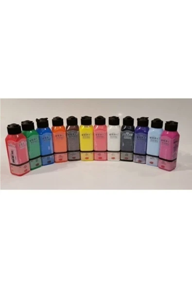 Artdeco 140ml Akrilik Boya 12'li Karışık Renkler Set ürün görseli