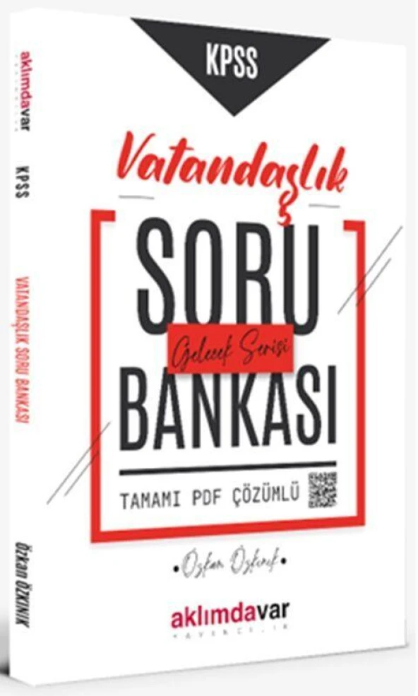KPSS Vatandaşlık Soru Bankası Aklımdavar Yayıncılık
