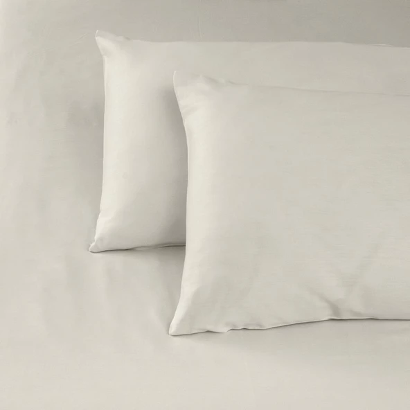 BASKILI SATEN ÇİFT KİŞİLİK NEVRESİM TAKIMI HACKER BEJ - Resim 3