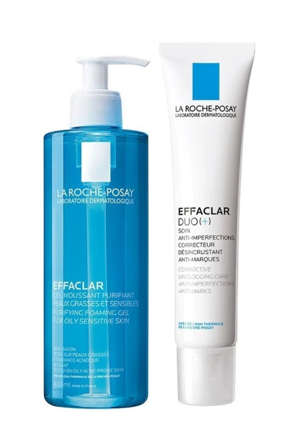 LA ROCHE POSAY Effaclar Temizleme Jeli 400 Ml - Effaclar Duo+ 40 Ml
