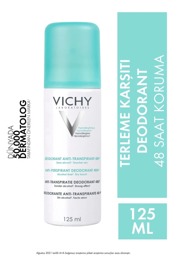 VİCHY Anti-Transpirant Terleme Karşıtı Deodorant 125Ml