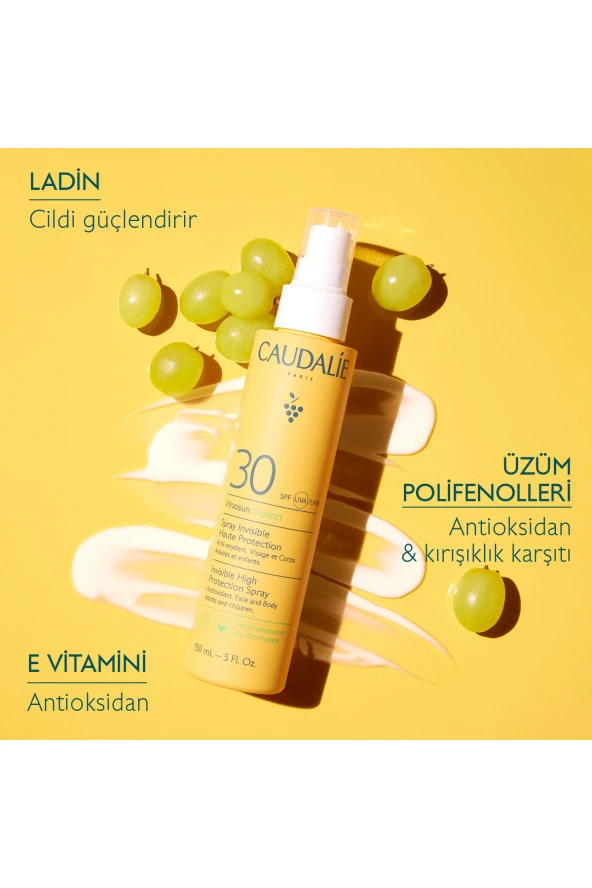 CAUDALİE Vinosun Yüksek Koruma Sağlayan Güneş Spreyi Spf30 150 Ml - 3
